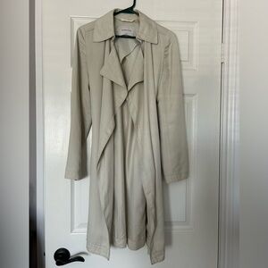 BABATON ARITZIA trench, light beige, size small.